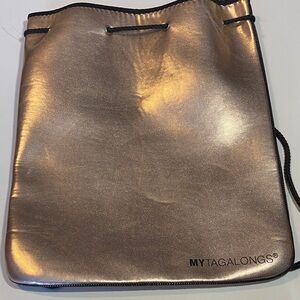 My TagalongsMetallic Gold Drawstring Bag